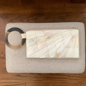 Mother of Pearl Clutch Handbag